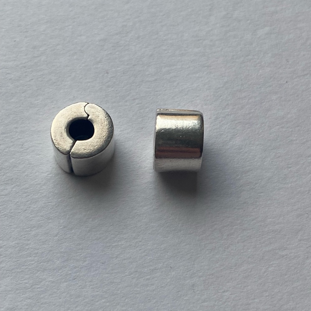 pair of authentic PANDORA classic clips